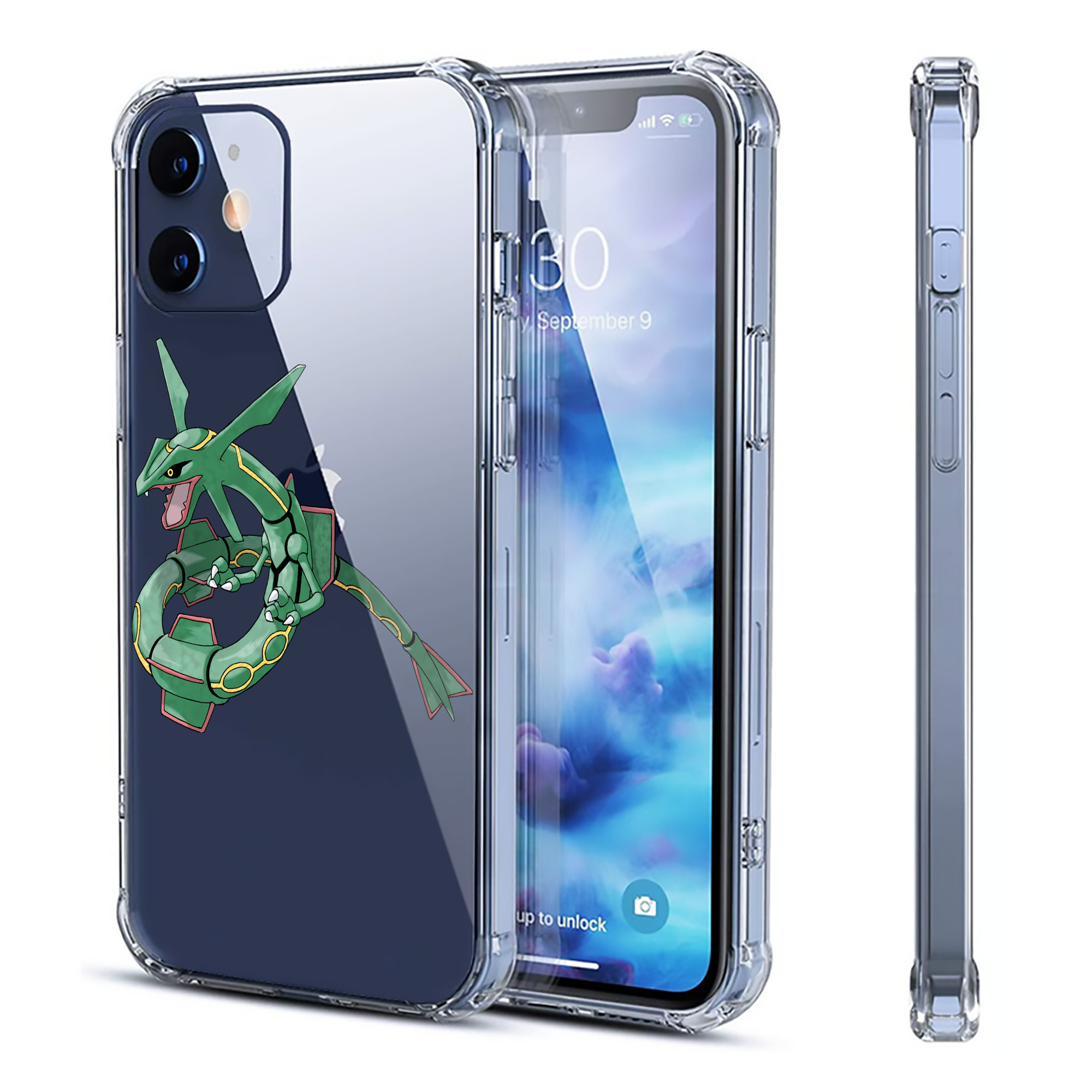 （画像用） ポケットモンスター Pokémon 【iPhone 12シリーズ対応】透明スマホケース（クリアソフトケース）